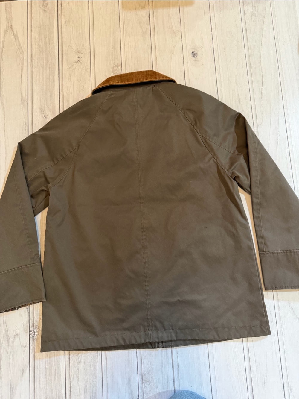 New Sanctuary brown SALG-25789-STC barn jacket with corduroy collar. Size medium - Picture 7 of 16